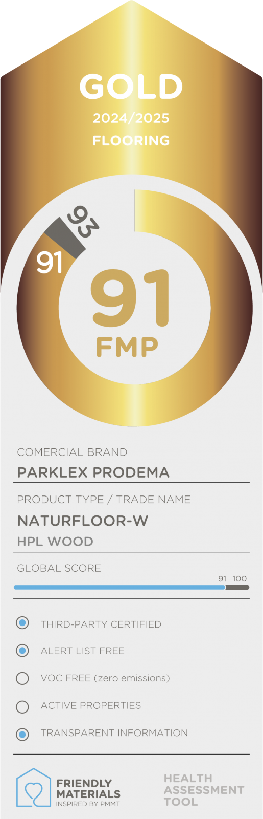 NATURFLOOR-W gold 91