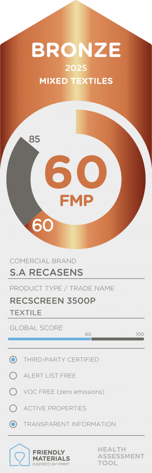 RECSCREEN 3500P bronze 60